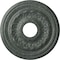 Ekena Millwork Galway Ceiling Medallion (Canopies up to 3 1/4"), 15 3/4"OD x 3 1/4"ID x 1"P, Athenian Green Crackle CM15GAAGC - alternate 1